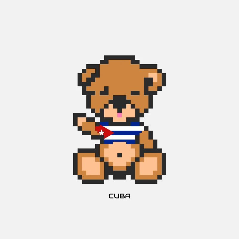 Pixel MiniBear Cuba