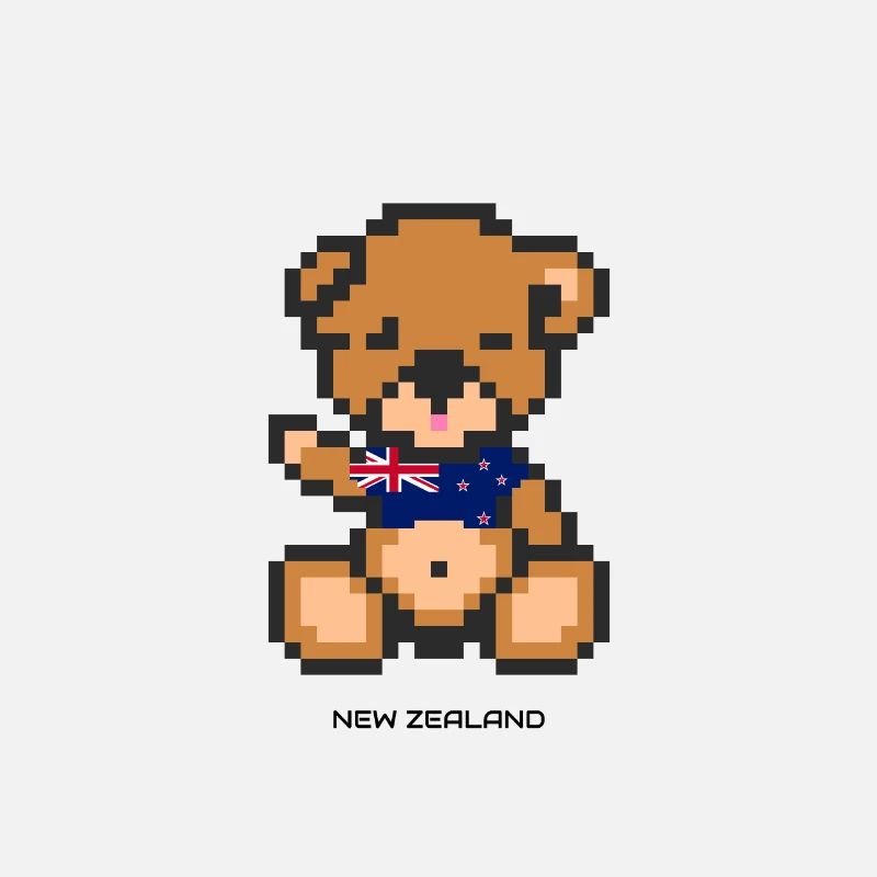 Pixel MiniBär Neuseeland