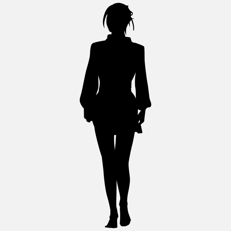 Frau Körper Silhouette Vektor-Design