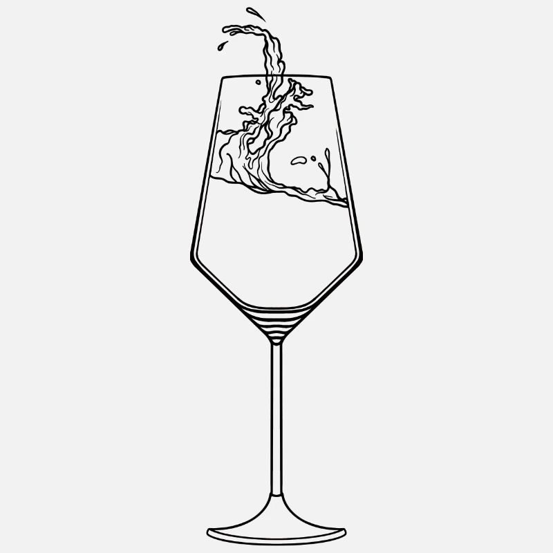 Weinglas mit Wein