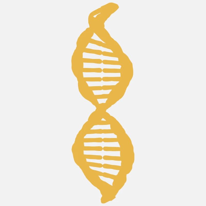 Science Biology retro DNA Genetics Vector