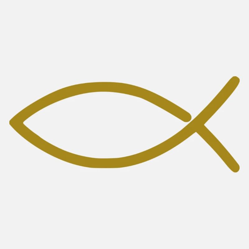 Fisch Christlich Gold