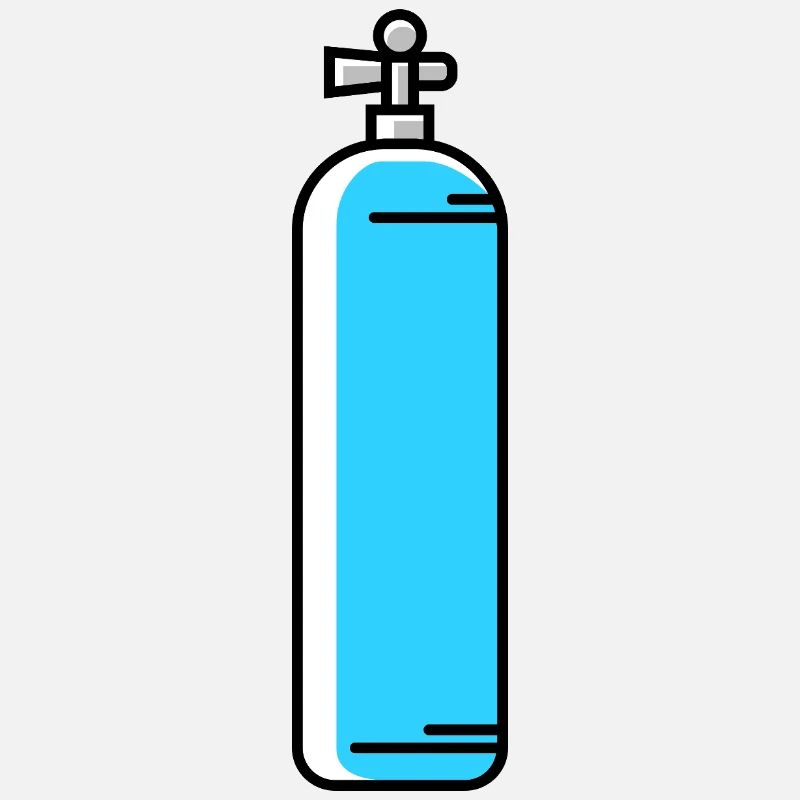 Oxygen diving icon