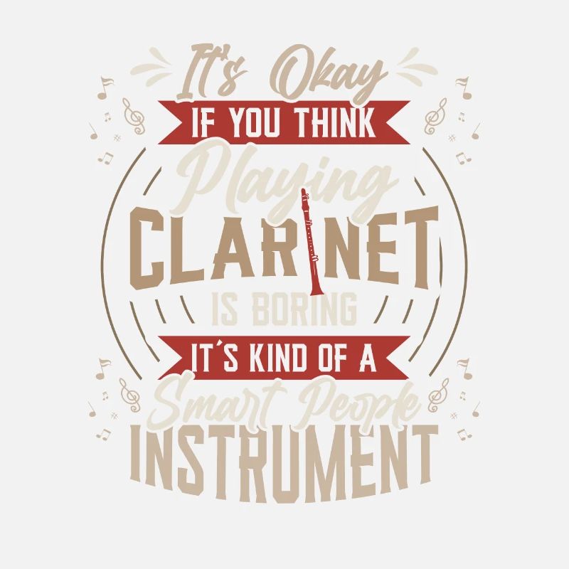 Clarinet playing clarinet