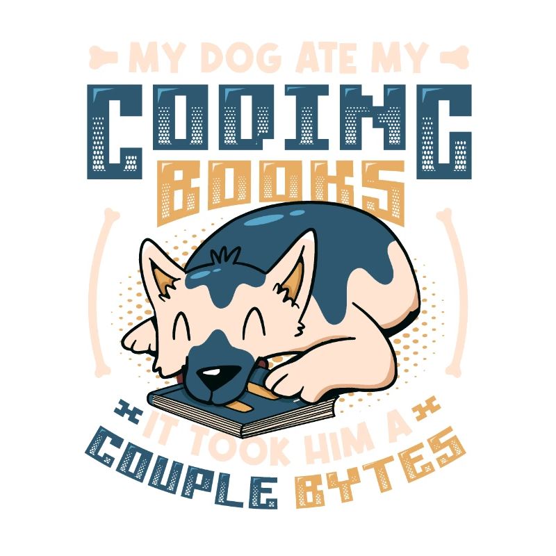 Hund Bytes Code Computer Scherz Programmierung