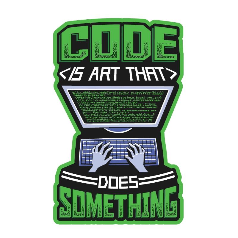 Le code est un art qui fait quelque chose de programmation