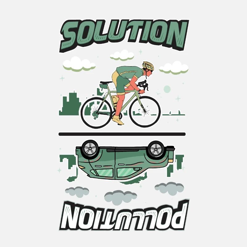 Polution Solution Protection de l’environnement Cyclisme