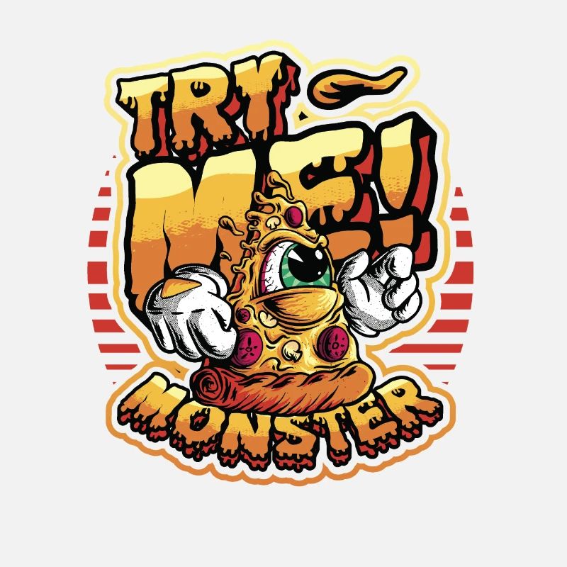 Versuchen Sie Mich! Monster Liebt Pizza