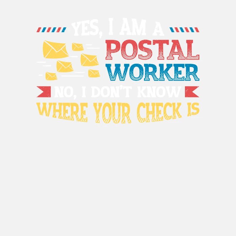 Lustige Postangestellte Postamt