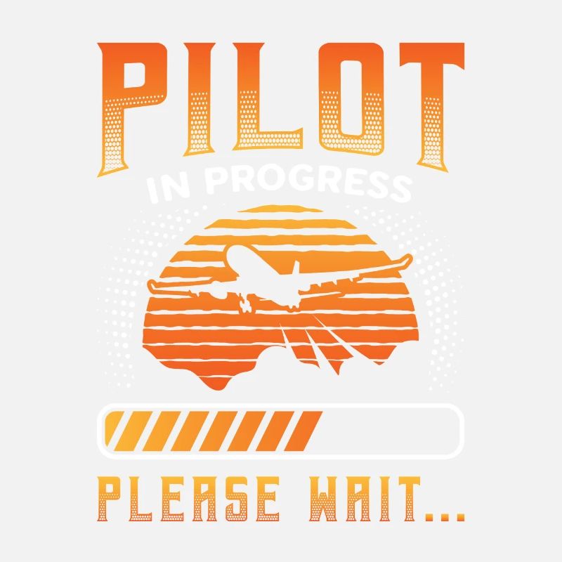 Pilot In Arbeit, Bitte Warten, Flugzeugtraining