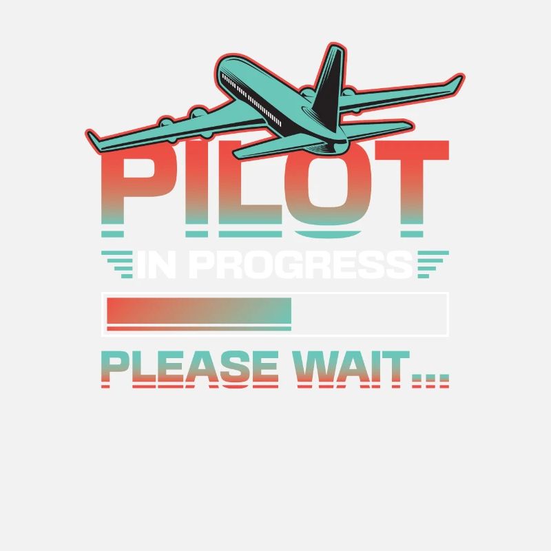 Pilot In Arbeit, Bitte Warten, Flugzeugtraining