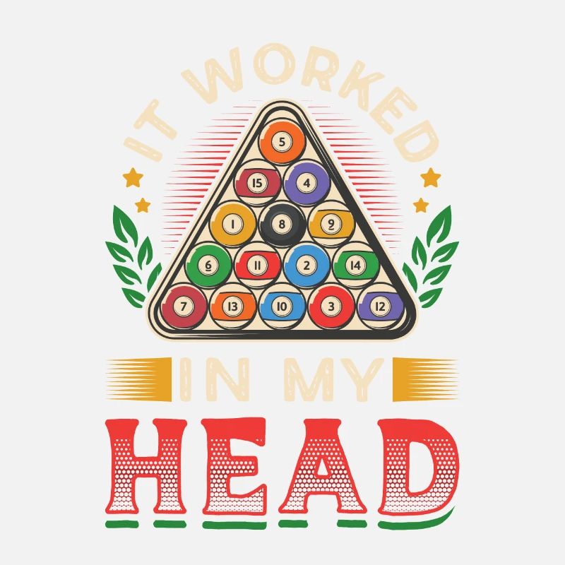 It worked in my head, pool billiards