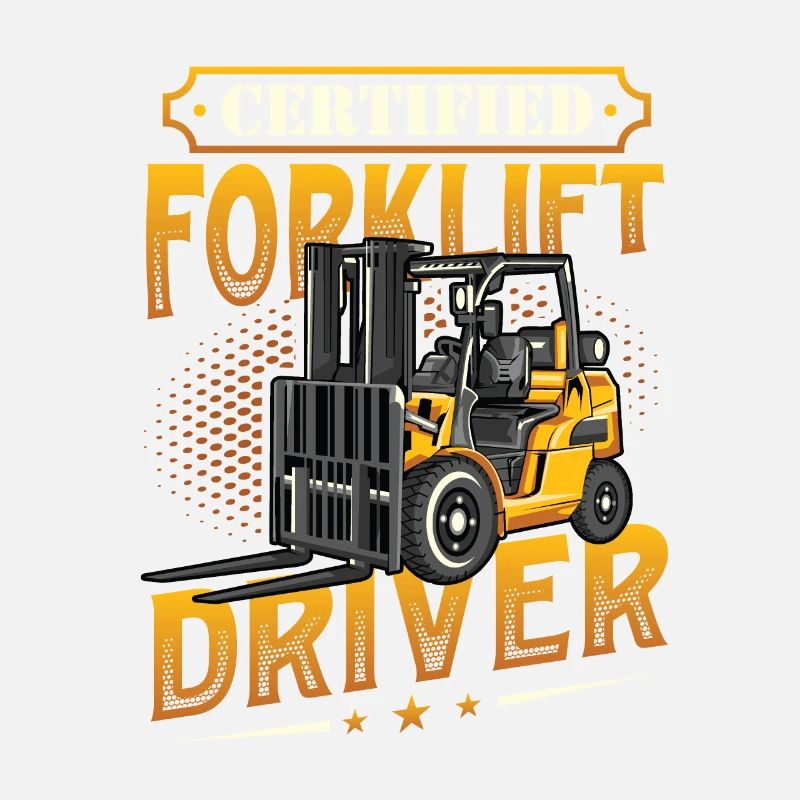 Certified forklift driver
