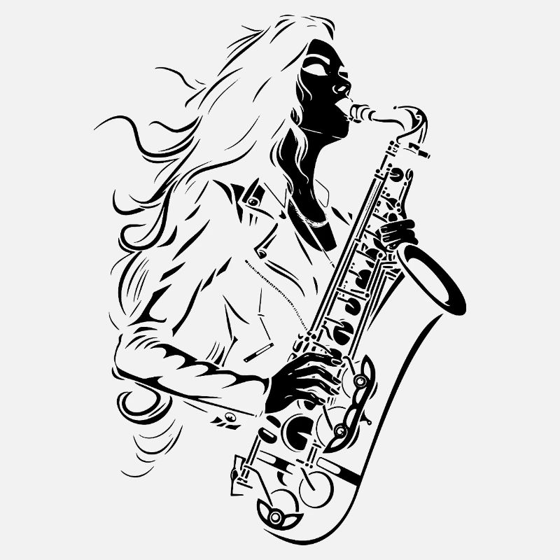Saxophone Player Sketch
