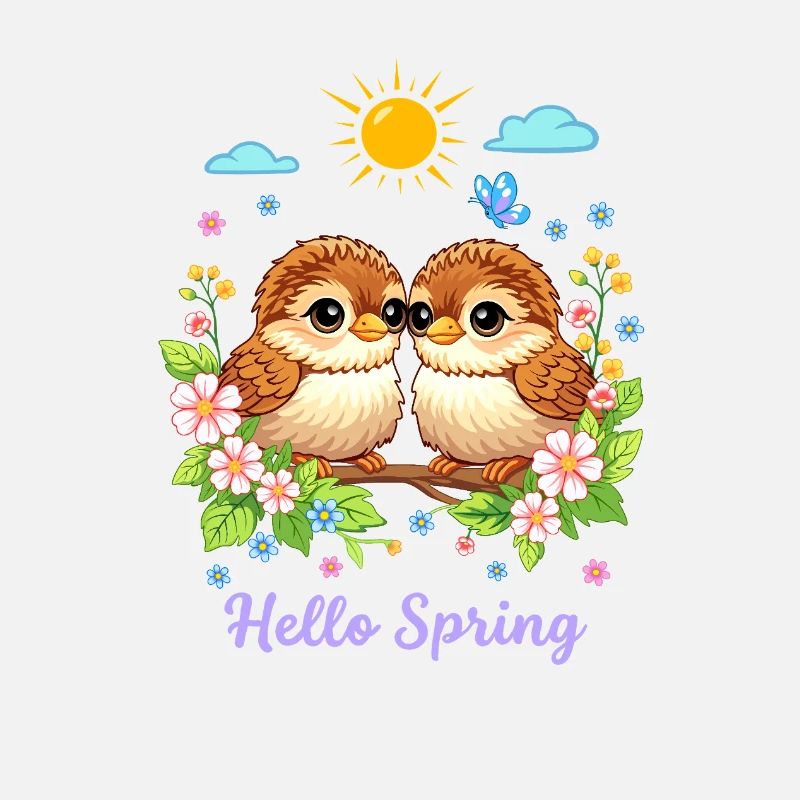 Oiseaux mignons