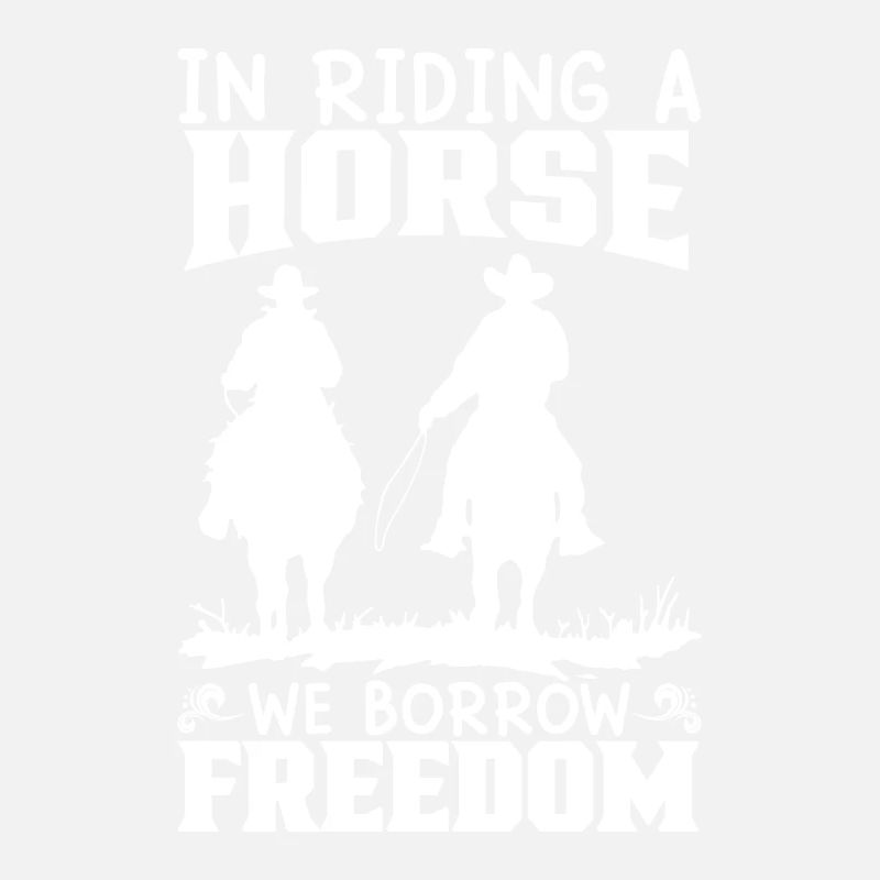 Beim Reiten eines Pferdes leihen wir uns die Freih