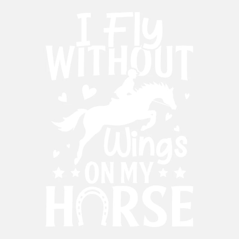 Je vole sans ailes sur mon cheval - (2)
