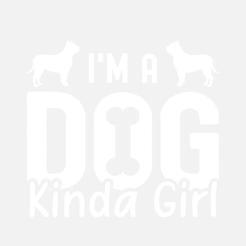 Ich bin ein hundebegeistertes Mädchen