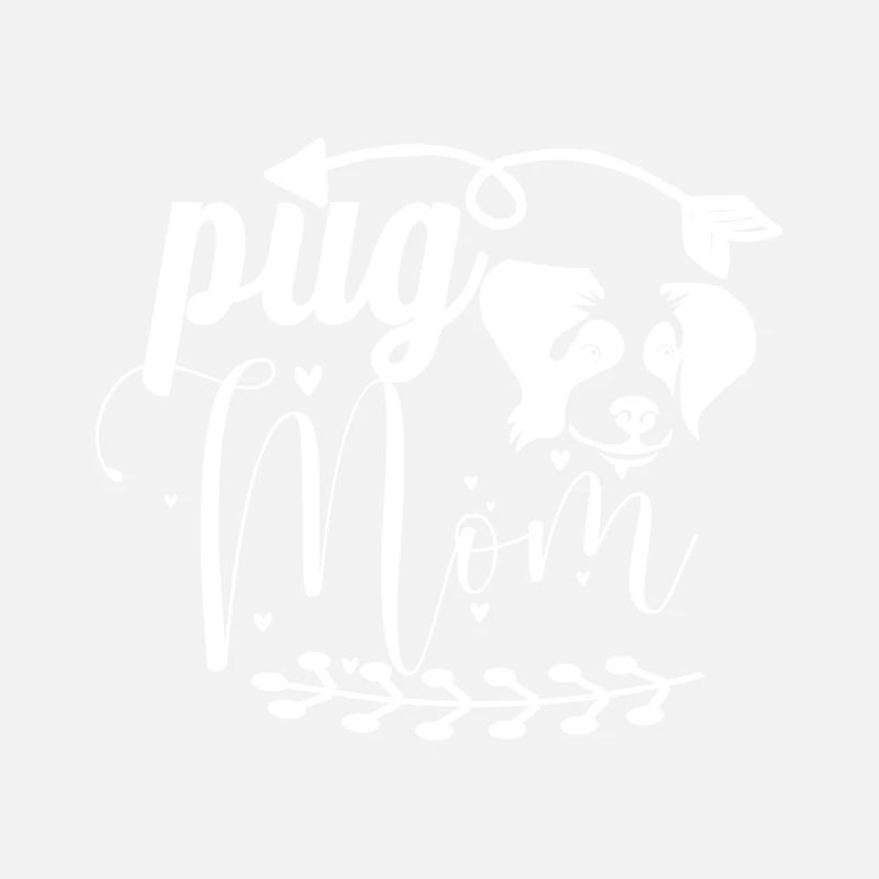 Mopsmama - Pfeil - Hund - Herzen