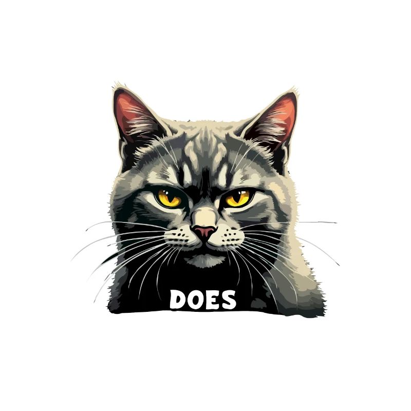 Drôle de chat Chat Propriétaire Chat de compagnie