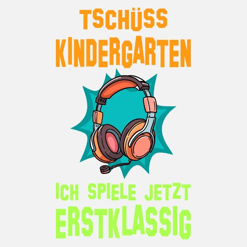 Tschüss Kindergarten Schulanfang Einschulung