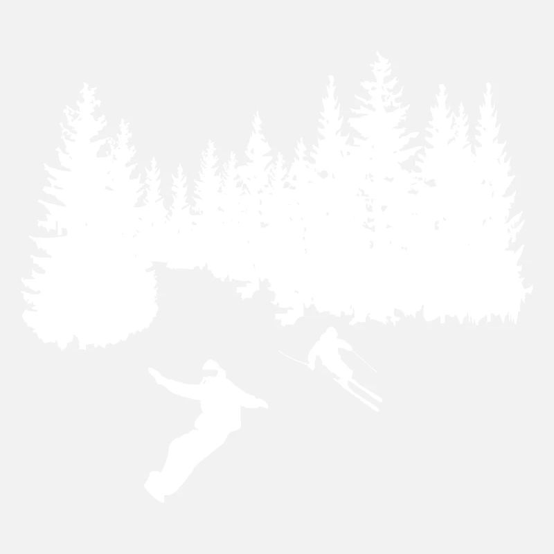 Trees - Snowboarding - Skiing - (4)