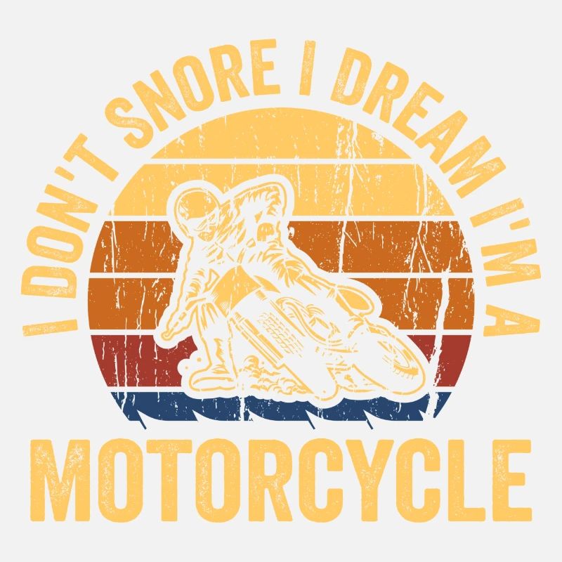 Ich schnarche nicht, ich träume, ich bin ein Motorrad