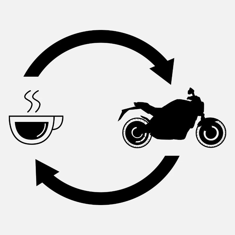 Coffee loading arrows and motorcycle 1 - (MOTORCYCLE)