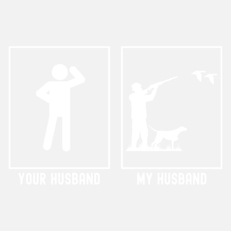 Son mari - Mon mari - chasse au canard