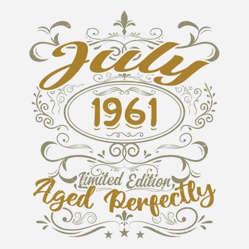 Juli 1961 Geburtstag Juli 1961 Geschenk 1961