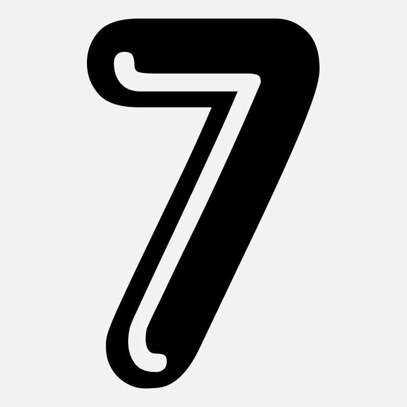 7 - Rückennummer