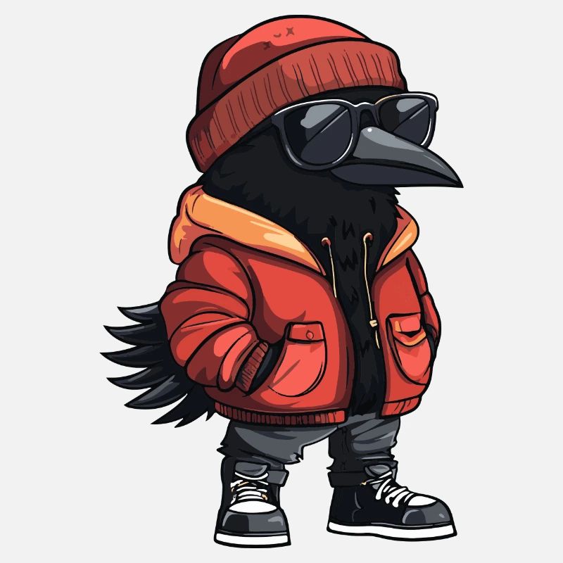 Raven Crow Winter Comic