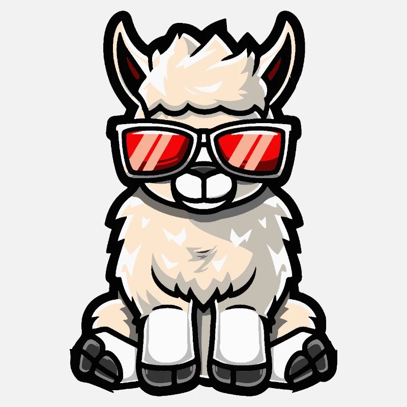 Alpaka Llama Cool Comic