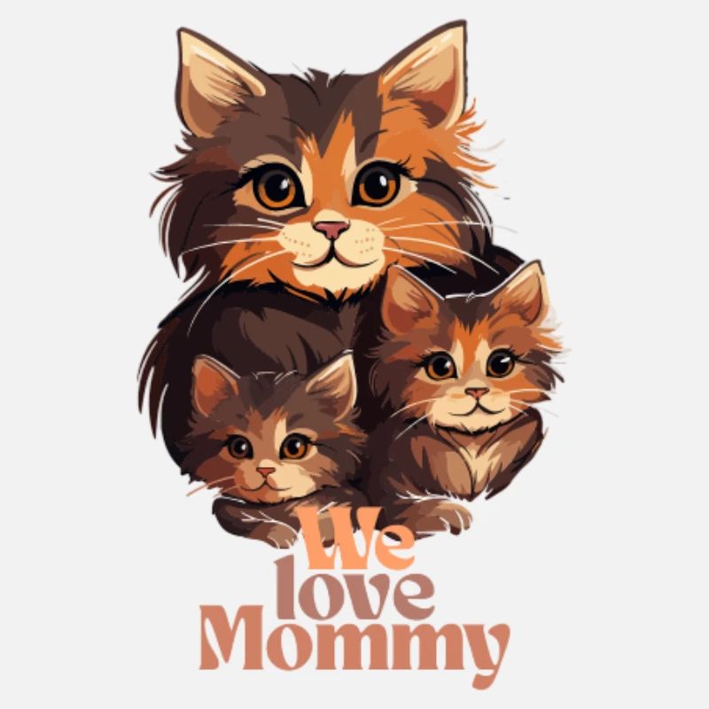 Chat - On adore maman