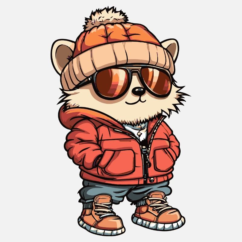 Igel Winter Comic
