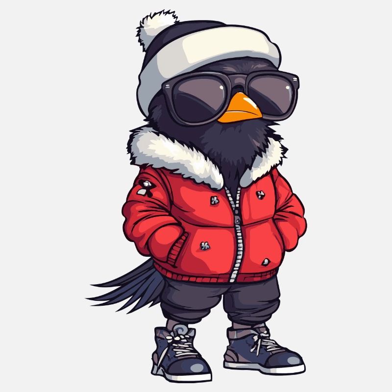 Raven Crow Winter