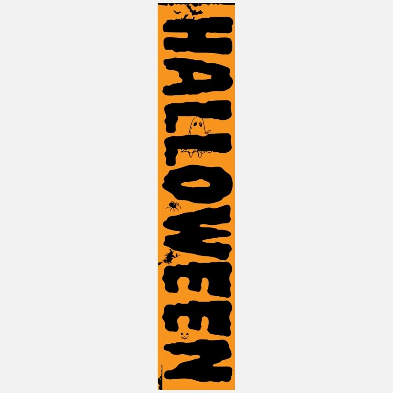 Design effrayant d’Halloween avec des citrouilles et des araignées