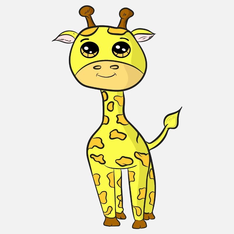 Bébé girafe