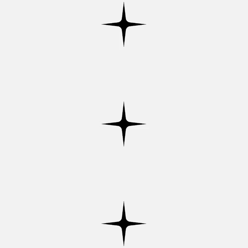 Three stars – Minimal Star DesignSimple design