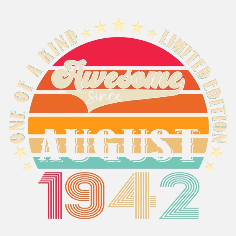 Awesome since August 1942 80th Birthday Gift