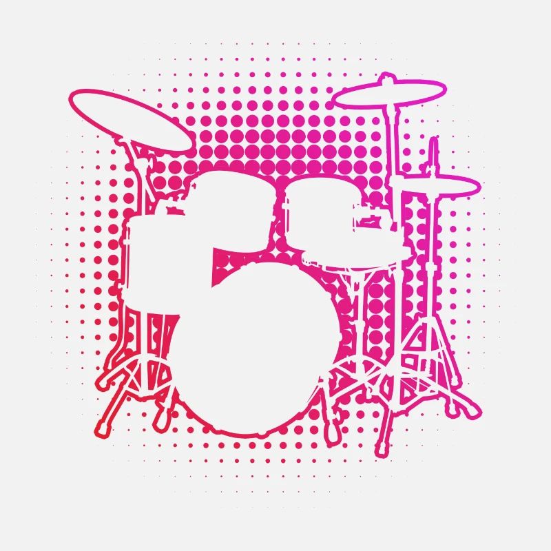 Drummer Men Percussionist Drum Kit Drumsp
