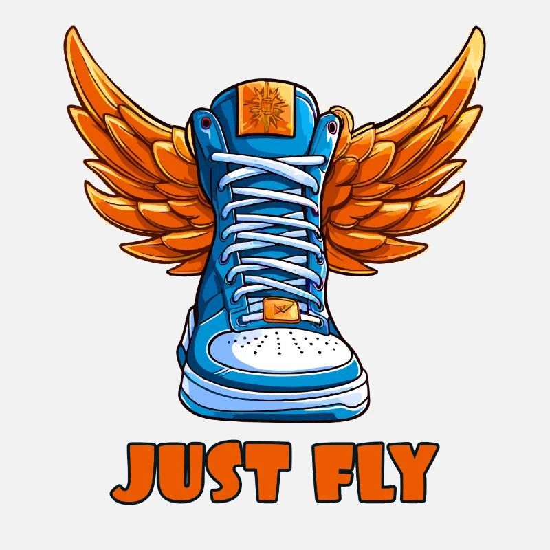 Sneaker sneaker avec ailes