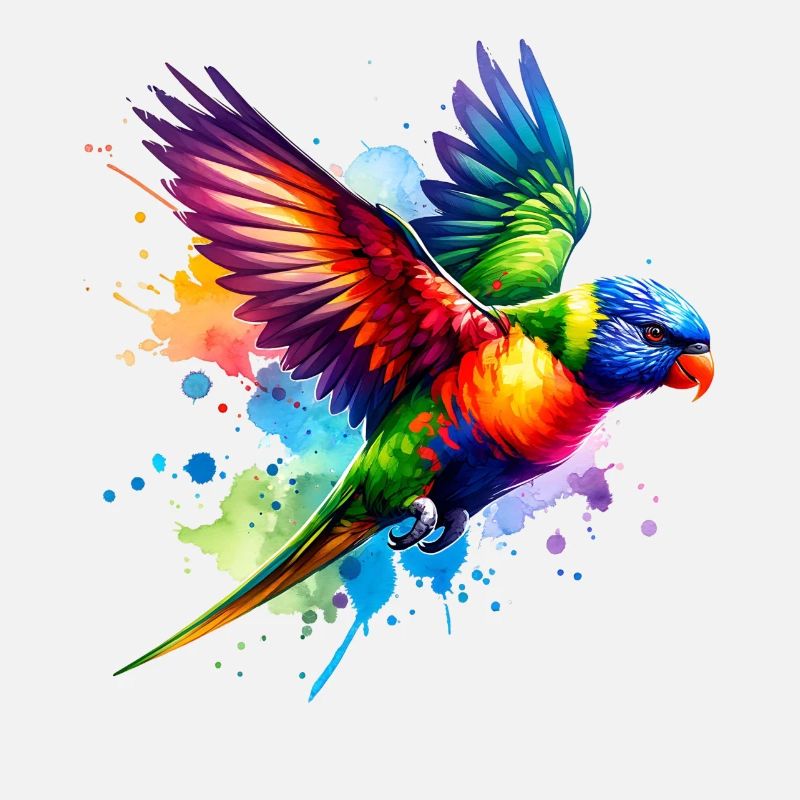 Regenbogenlori Geschenk