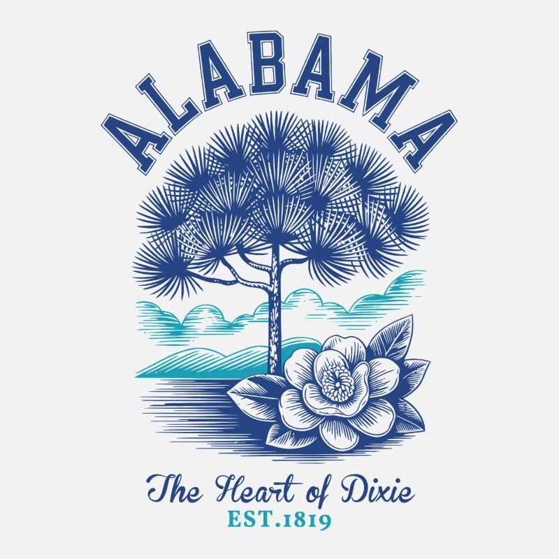 Alabama "Das Herz aus Dixie" Kamelienblüte
