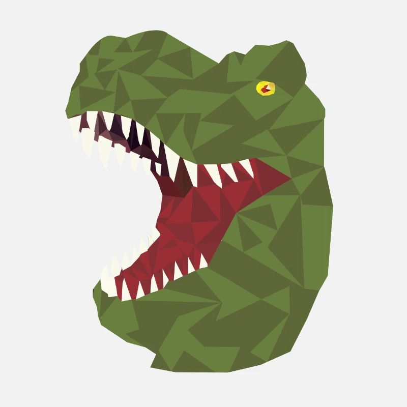 Polygon Dinosaur, Dino, T-Rex, Rex, Dinosaurs, Animal