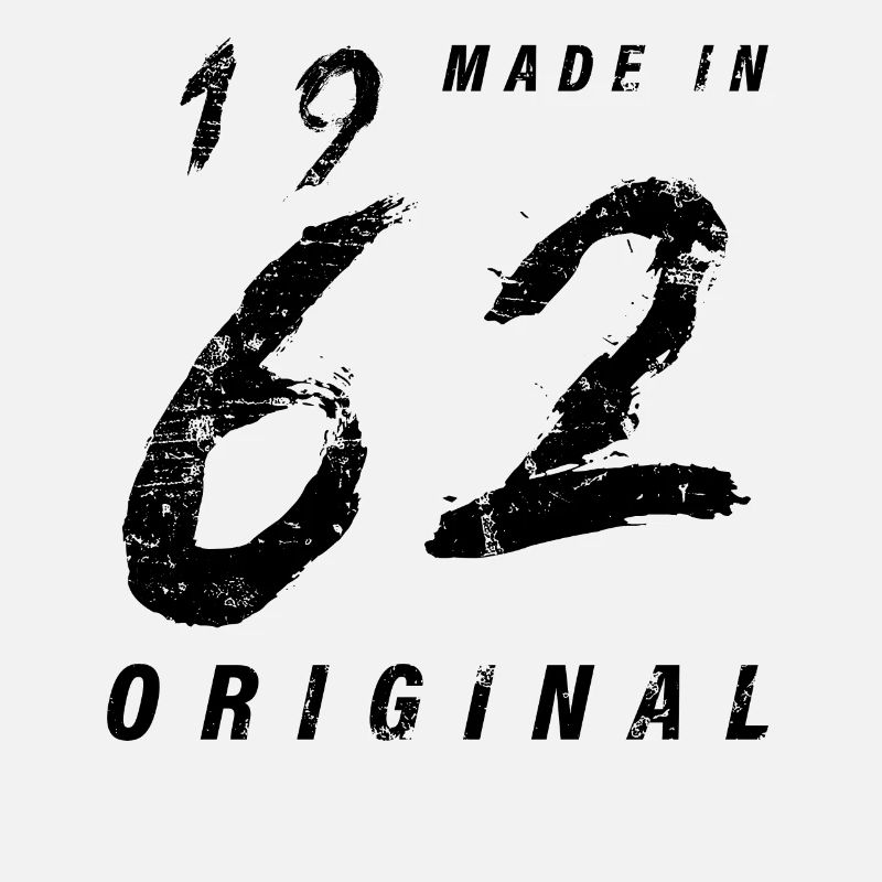 Made In 1962 Original Geburtstag Grunge Distressed