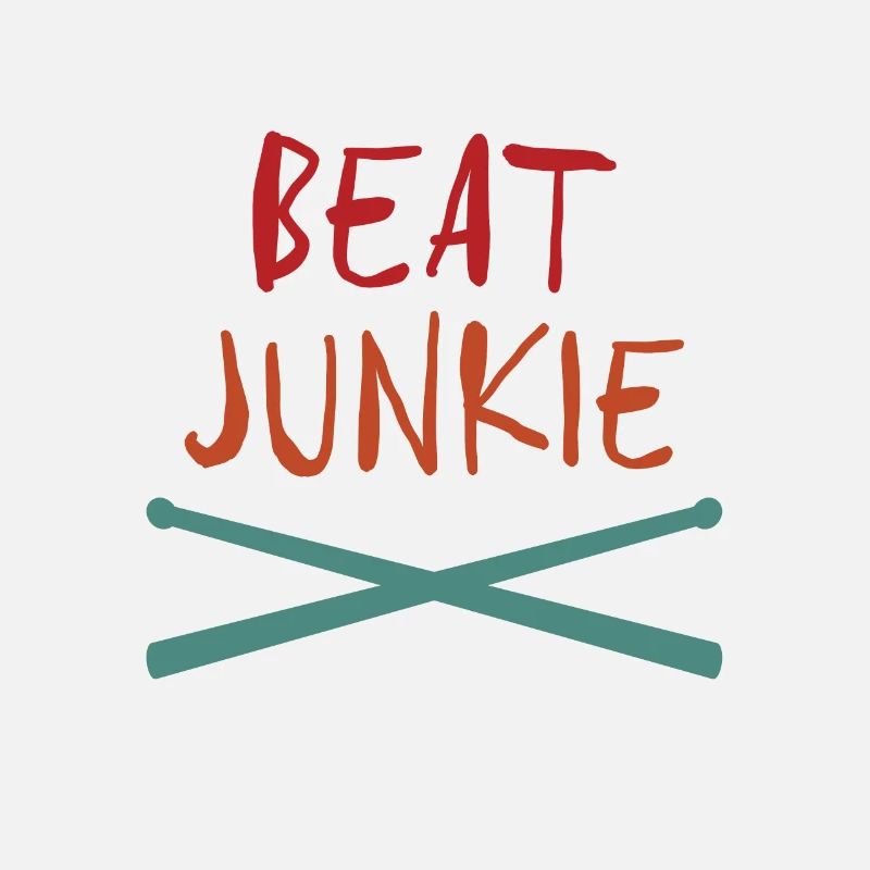 Beat Junkie Drumsticks Cool Drummer Idée cadeau