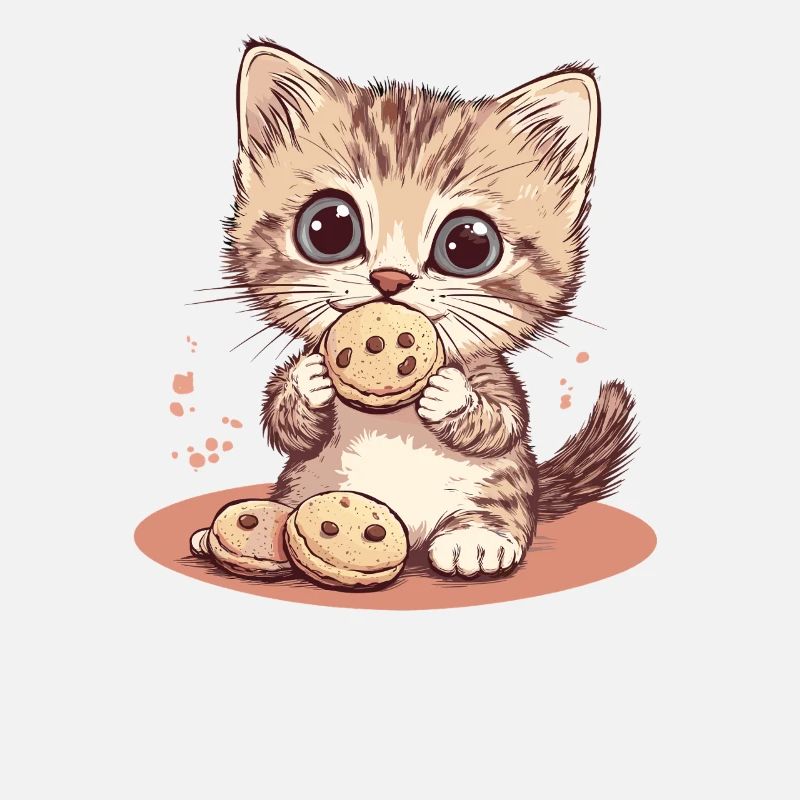 Chat biscuit mignon