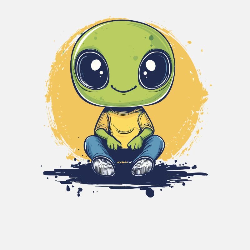 Niedlicher Alien-Junge