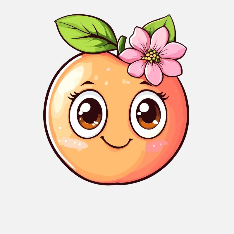 Pfirsich mit Blüte